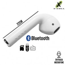 Caixa de Som Bluetooth Portátil SD/USB/FM Entrada para Microfone Airpods Gigante X-Cell XC-MS-02B - Branco